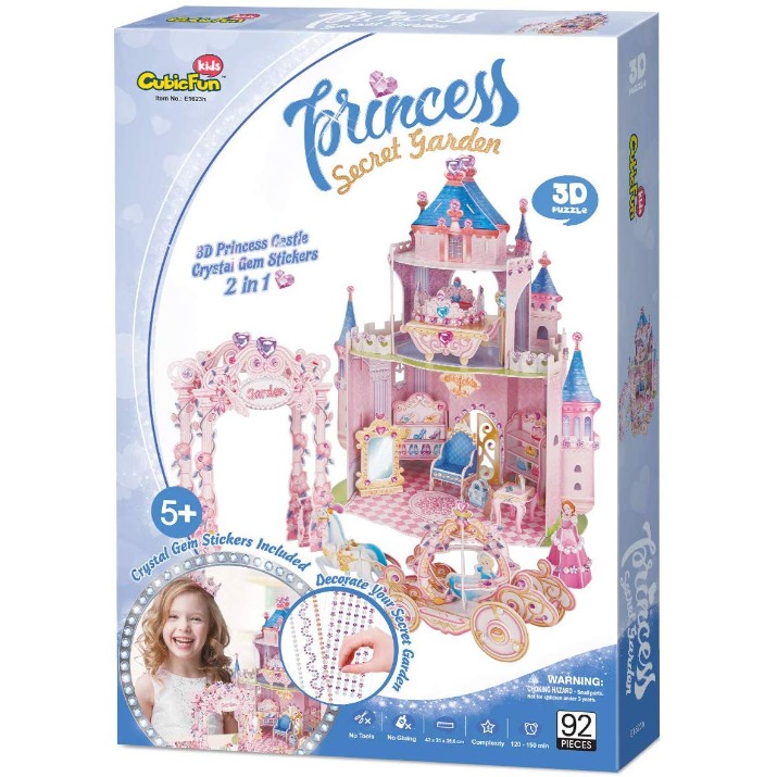 3D пазл CubicFun Princess Secret Garden (E1623h)