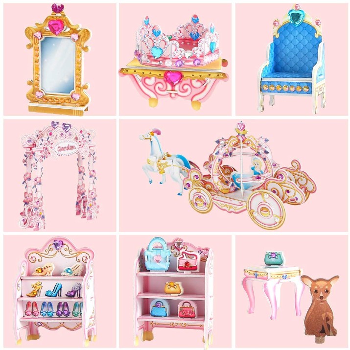 3D пазл CubicFun Princess Secret Garden (E1623h)