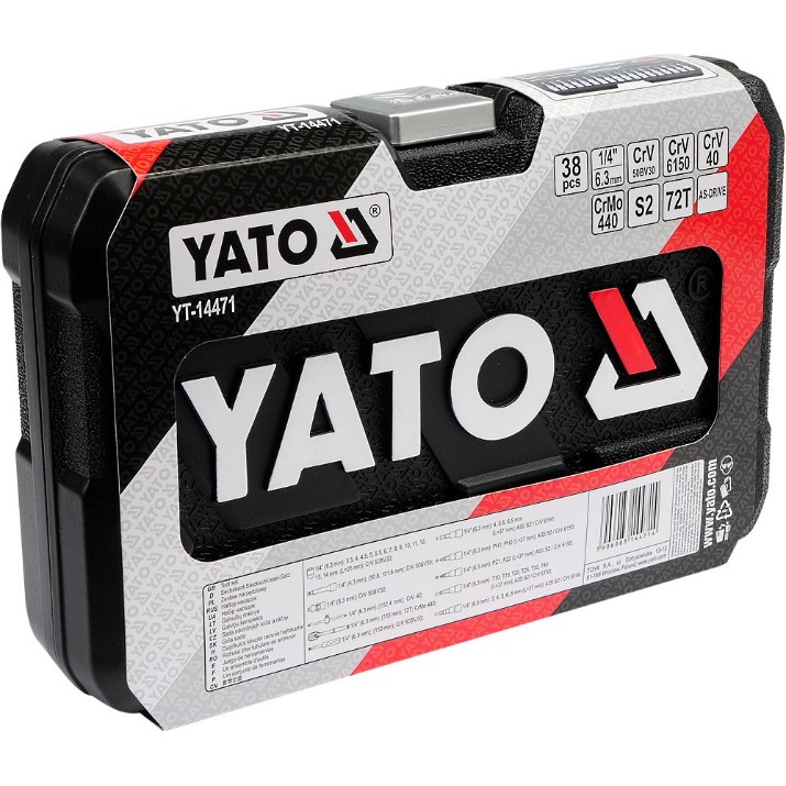 Set capete și biți Yato YT-14471