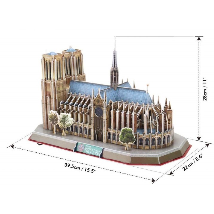 3D-puzzle CubicFun Notre Dame de Paris (L173h)