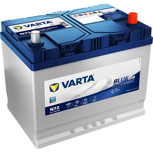 Автомобильный аккумулятор Varta Dynamic EFB N72 (572 501 076)
