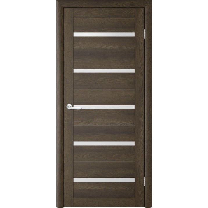Межкомнатная дверь Luxdoors Trend T-2 Flora Matte Glass Eco Tex TB TP 200x60 Oak Oxford