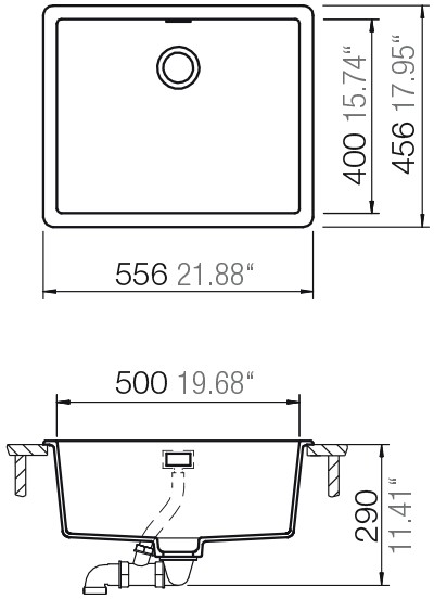 Кухонная мойка Schock Greenwich N-100L Silverstone