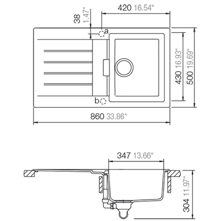 Кухонная мойка Schock Signus D-100 Puro