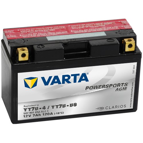 Автомобильный аккумулятор Varta Powersports AGM (507 901 012)