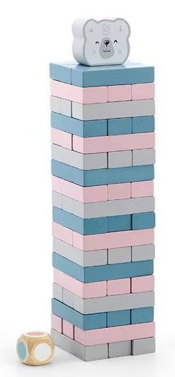 Joc educativ de masa PolarB Block Tower (44011)
