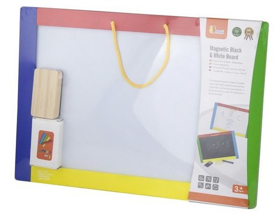 Tablă pentru desen Viga Magnetic Black & White Board (56203)
