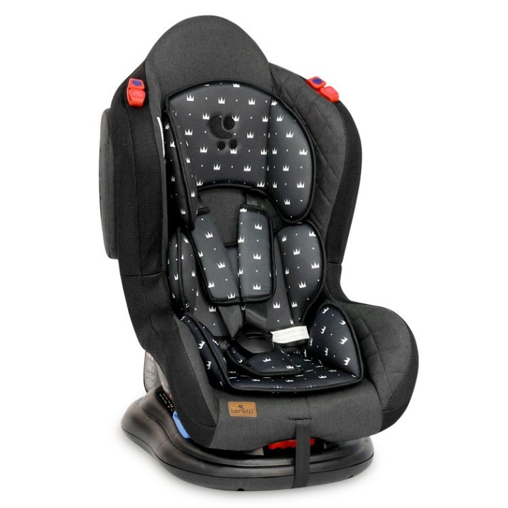 Детское автокресло Lorelli Jupiter Black Crowns (10070942105)