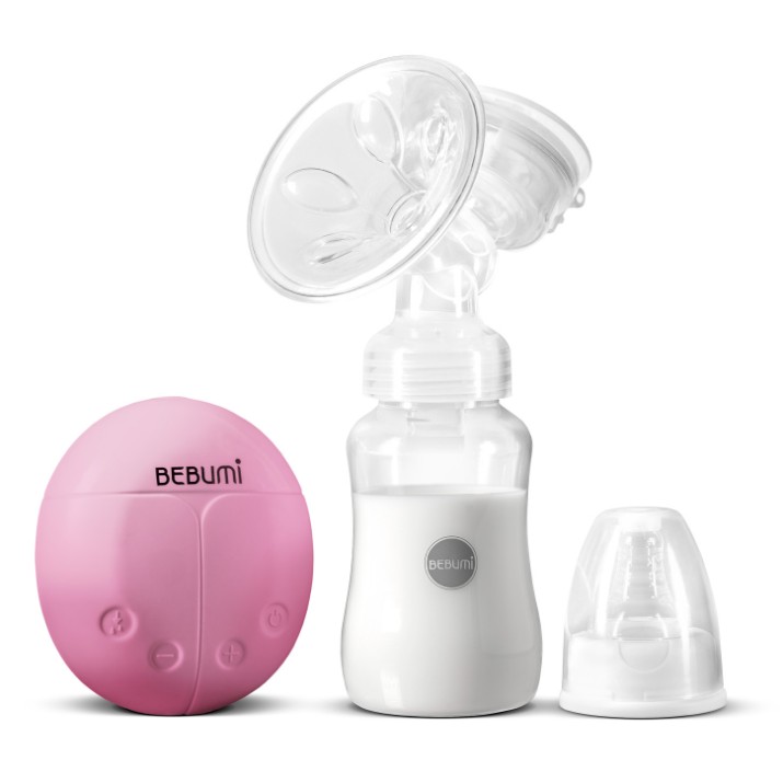 Pompa manuală pentru sân Bebumi BS Eco Ladybug Pink