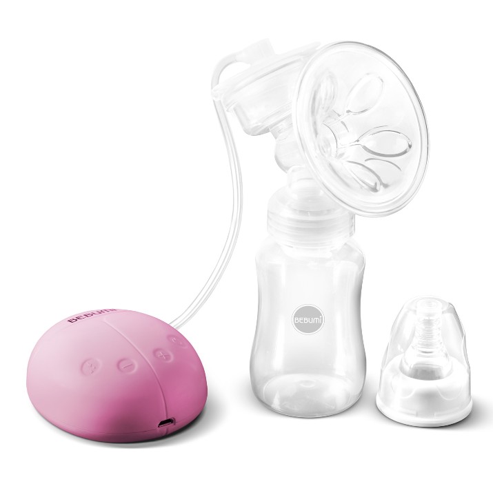 Pompa manuală pentru sân Bebumi BS Eco Ladybug Pink