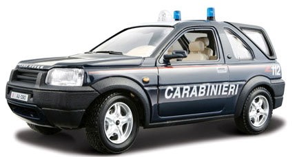 Vehicul de urgență Bburago 1:24 Freelander Carabinieri (18-22039)