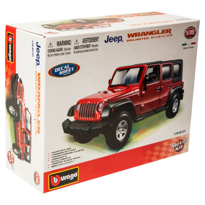 Машина Bburago 1-32 Street Fire-Jeep Wrangler (18-45121)