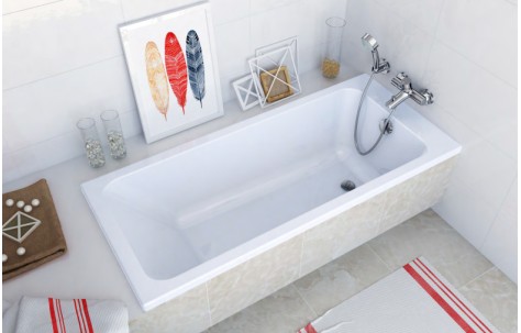 Cadă de baie Cersanit Blissa 150 (S301-138)+Suport