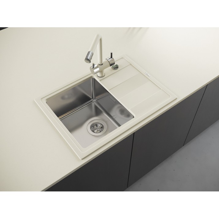 Кухонная мойка Florentina Combi 650 Sand (21.390.B0650.107)