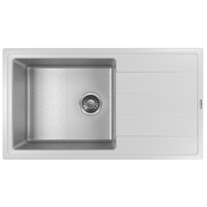 Chiuvetă de bucătărie Florentina Combi 860 Jasmin (21.400.D0860.201)