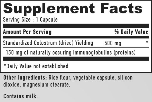 Supliment alimentar Haya Labs Colostrum 120cap