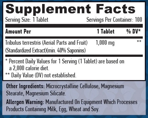 Booster de testosteron Haya Labs Tribulus Terrestris 100tab