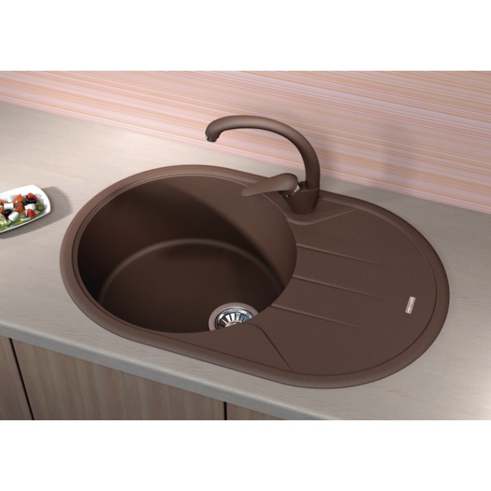 Chiuvetă de bucătărie Florentina Lotos-780 Anthracite (20.295.С0780.302)