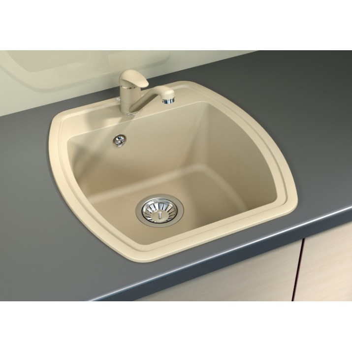 Chiuvetă de bucătărie Florentina Nire 480 Beige (20.190.B0480.104)  