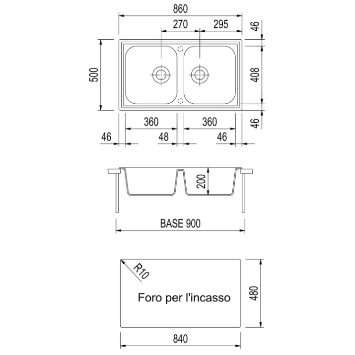 Кухонная мойка Plados Atlantic PL0862 UG56 Jasmine