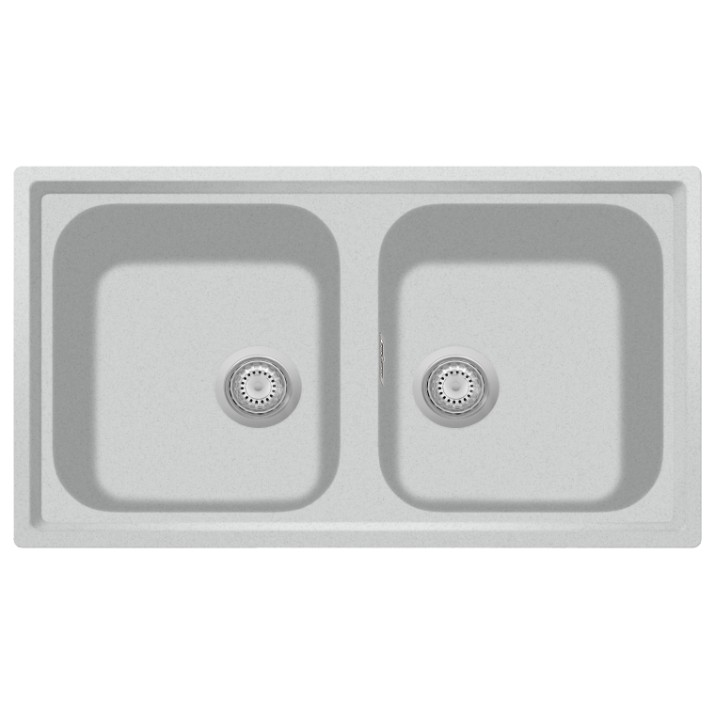 Chiuvetă de bucătărie Plados Atlantic PL0862 UG90 Opal White