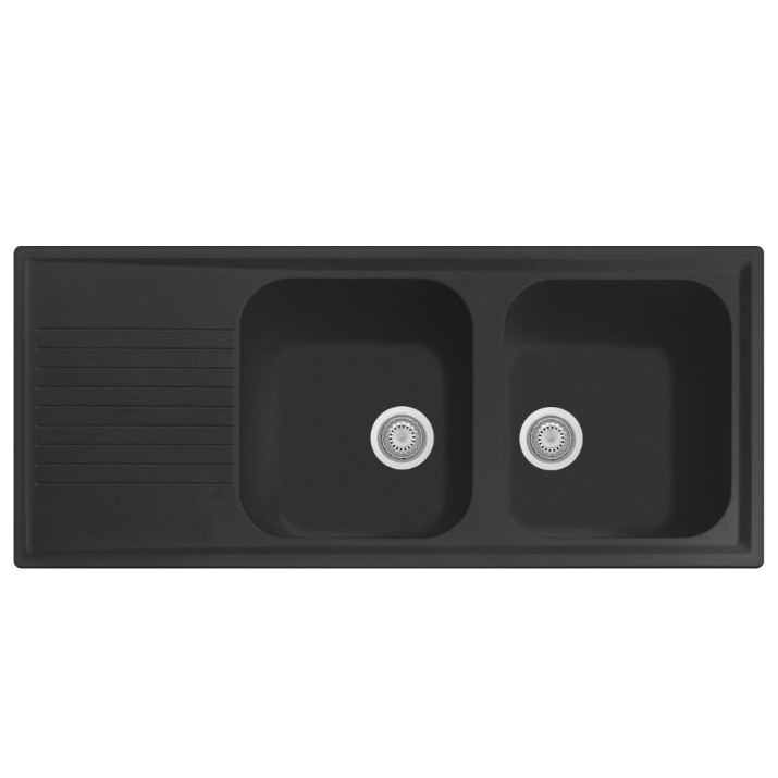 Chiuvetă de bucătărie Plados Atlantic PL1162 UG70 Black Matt
