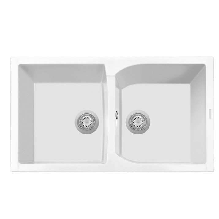 Chiuvetă de bucătărie Plados Corax CX0862 UG58 Milk White