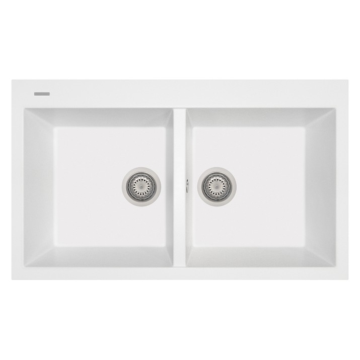 Chiuvetă de bucătărie Plados Elegance AM8620 UG58 Milk White