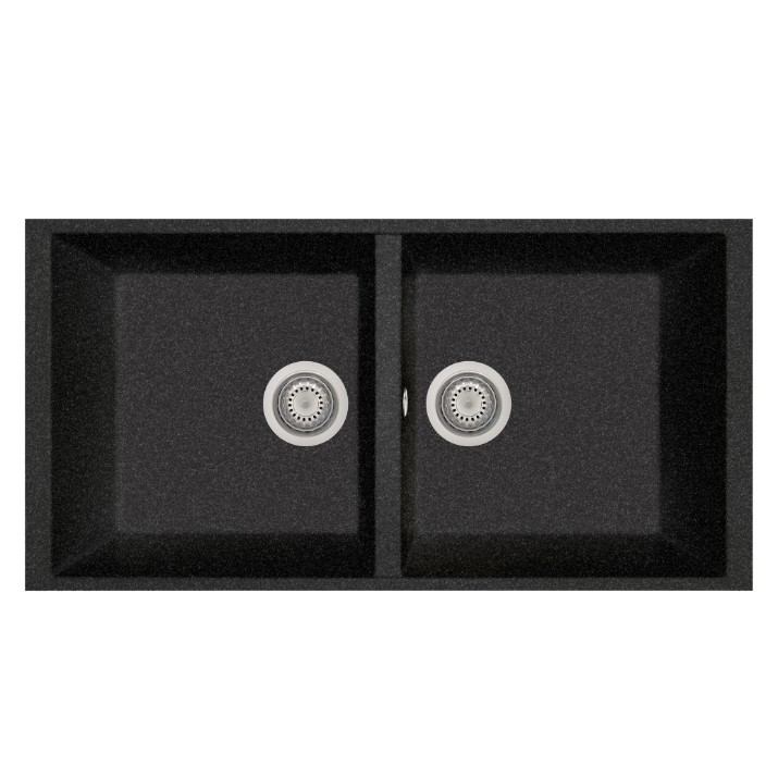 Chiuvetă de bucătărie Plados Elegance AM8620ST UG95 Ebony Black