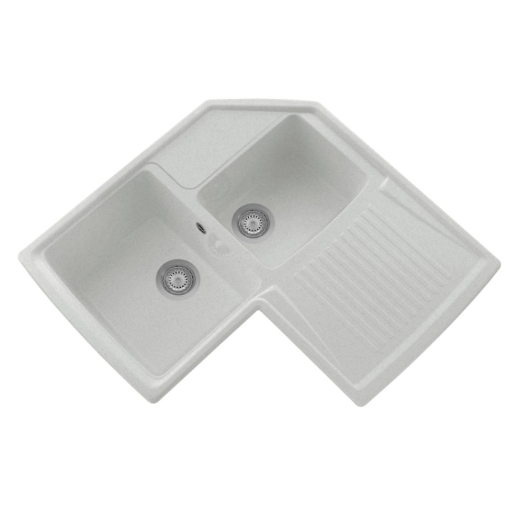 Chiuvetă de bucătărie Plados Harmony HRA832 UG90 Opal White