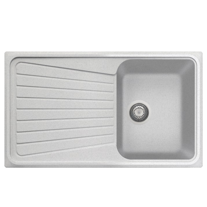 Chiuvetă de bucătărie Plados Spazio SP0791 UG90 Opal White