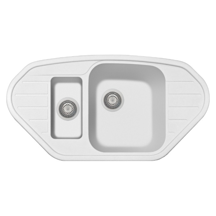 Кухонная мойка Plados Spazio SP0981 UG58 Milk White