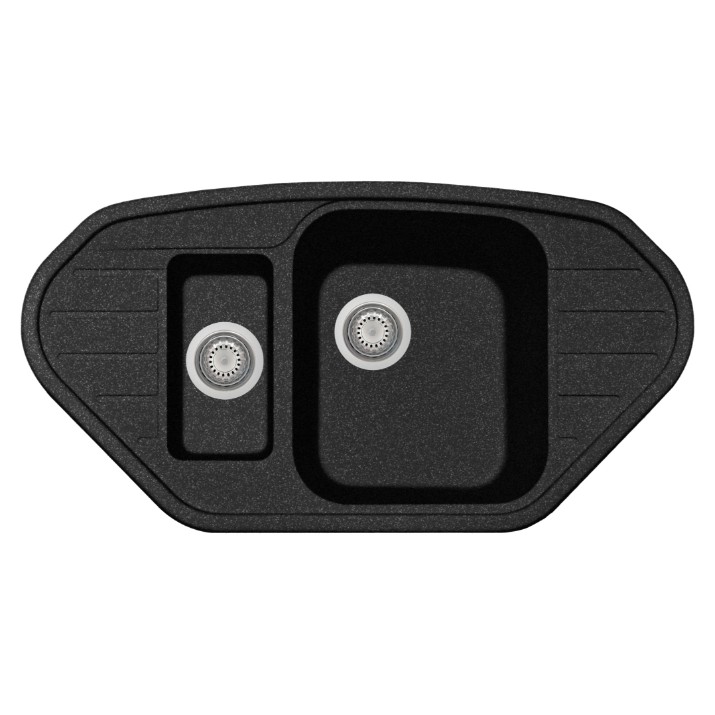 Chiuvetă de bucătărie Plados Spazio SP0981 UG95 Ebony Black