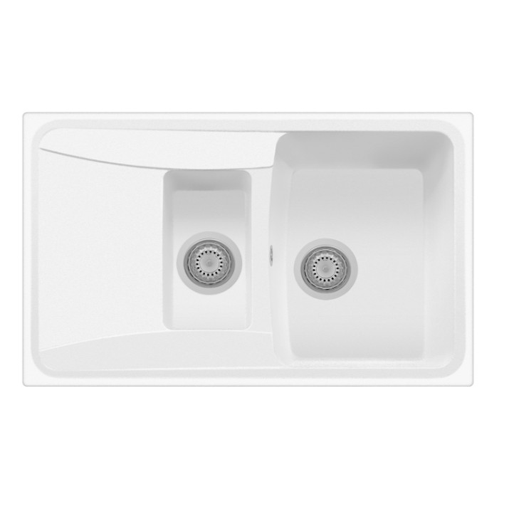 Chiuvetă de bucătărie Plados Roxana HR0791 UG58 Milk White