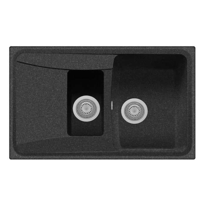 Chiuvetă de bucătărie Plados Roxana HR0791 UG95 Ebony Black