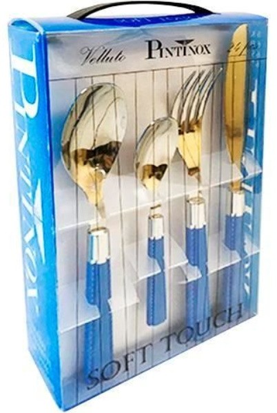 Набор столовых приборов Pinti Velvet Light Blue