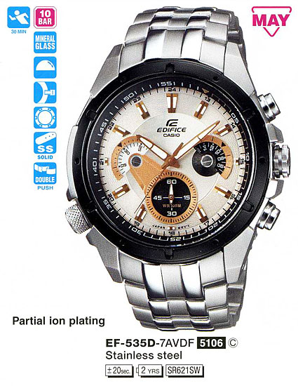 Ceas de mână Casio EF-535D-7A