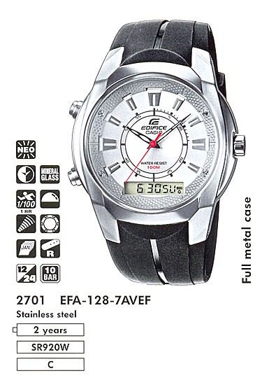 Ceas de mână Casio EFA-128-7A