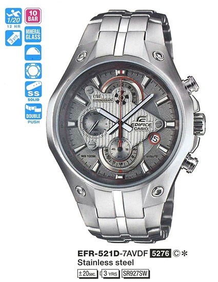 Ceas de mână Casio EFR-521D-7A