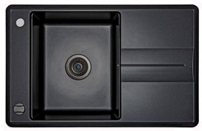 Chiuvetă de bucătărie Aquasanita Helika Bella SQB101 Black metallic
