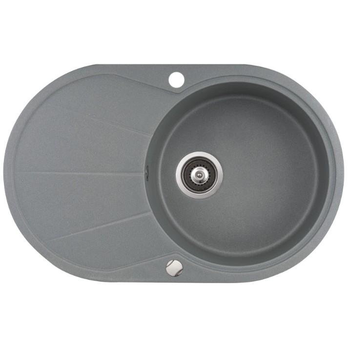 Chiuvetă de bucătărie Aquasanita Helika Clarus SR101 Alumetallic