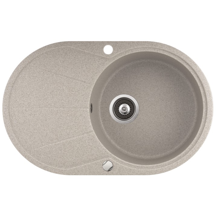 Chiuvetă de bucătărie Aquasanita Helika Clarus SR101 Beige