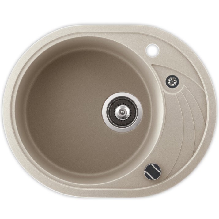Chiuvetă de bucătărie Aquasanita Helika Clarus SR102 Beige