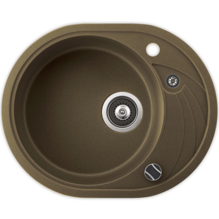 Chiuvetă de bucătărie Aquasanita Helika Clarus SR102 Brass
