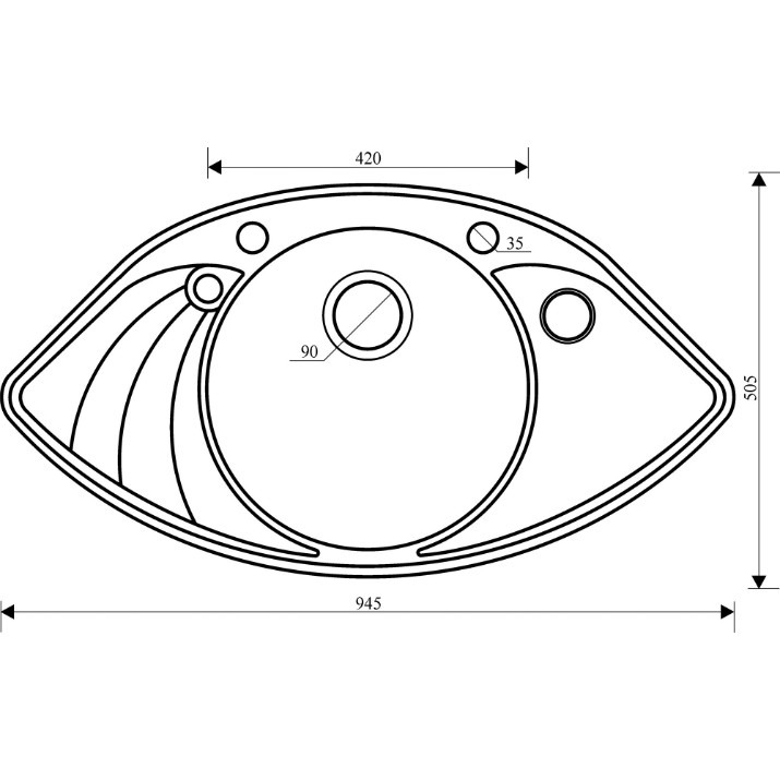 Chiuvetă de bucătărie Aquasanita Helika Papillon SCP151 Alba