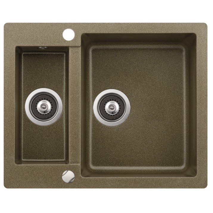 Кухонная мойка Aquasanita Cuba SQC150 Brass