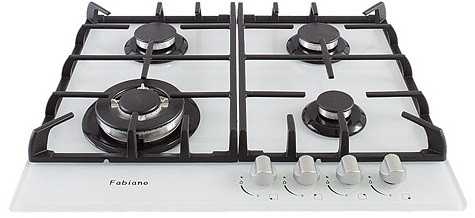 Газовая панель Fabiano FHG 1044 VGHT White Glass