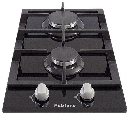 Plită incorporabilă cu gaz Fabiano FHG 162 VGH Black Glass
