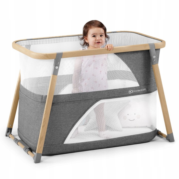 Колыбель Kinderkraft Sofi 4in1 Gray