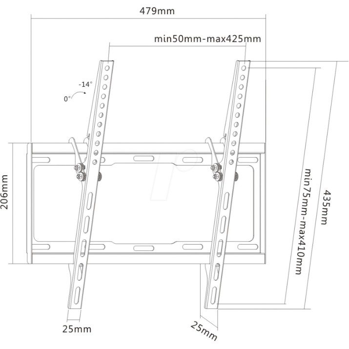 Кронштейн для ТВ PureMounts PM- BT400